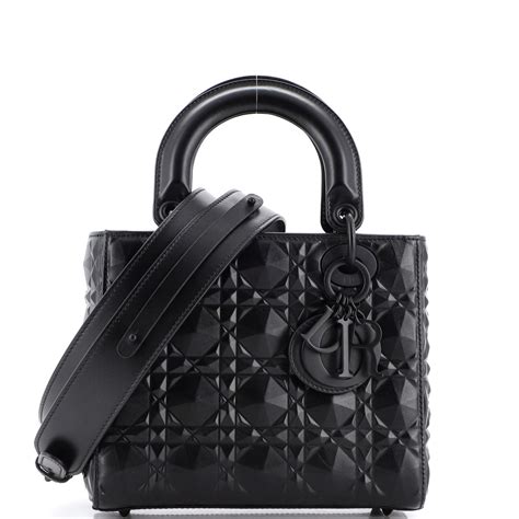 my abcdior lady dior bag|christian Dior matte black bag.